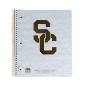 USC Trojans Gray SC Interlock 2-Subject Notebook